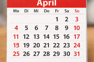 Kalender April